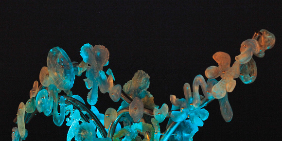 Sculpture in Blue Glass