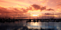 Scarborough Marina Sunset 4 May 2012